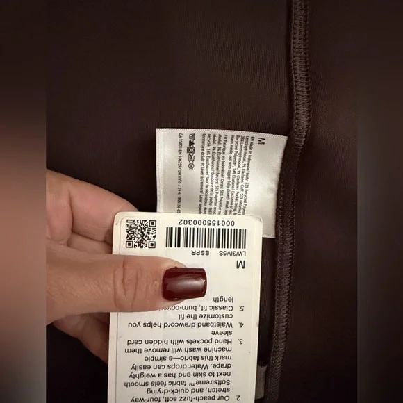 Lululemon ESPRESSO* SOFTSTREME cinchable waist full zip jacket - Picture 8 of 12